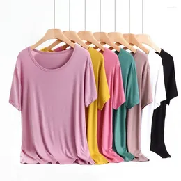 Women's T Shirts Korean Fashion Clothing Women Tshirt For 2023 Summer 6xl Plus Size Large Round Neck Slim Short Sleeve T-shirt Underwear