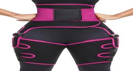 3in1 High Waist Trainer Thigh Trimmer Hip Enhancer Yoga Fitness Weight Butt Lifter Slimming Support Belt Hip Enhancer Shapewear 4465110