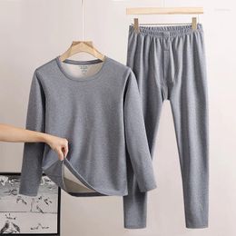 Men's Thermal Underwear Autumn Winter Sets For Men Thermo Long Johns Thick Solid Keep Warm Pyjamas Clothing