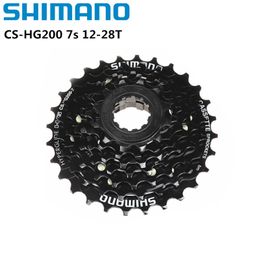 Shimano HG200 7 Speed K7 1228T 1232T HG41 1128T MTB Cassette Freewheel CSHG200 7s For Mountain Bike 231221