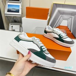 Designer Women Shoes Mens Oversized Sneaker Triple White Black Leather Velvet Suede Platform Sneakers