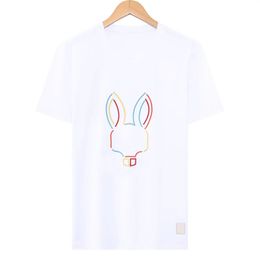 Mens T-Shirts skull Bunny Pattern Top Cotton O-Neck T shirt print ghost rabbit Polo shirt summer mens Tee luxury designer T shirts Half Sleeves44RD