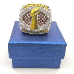 2021 Fantasy Football Championship Ring MVP Trophy Prize for Fans Mens' Souvenir Gift SIZE 11270h