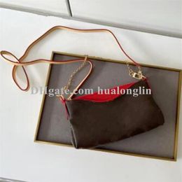 Designer Women Bag Handbag purse clutch shoulder cross body quality date code flower with chain mobile phone holder247x