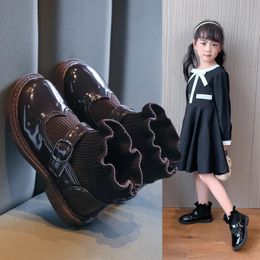 Socks Stretch Ankle Boots Girl Autumn Winter Kids Fashion Sport School Cute Shoe Sneakers For Children'S Boots 3-12 Years 231221