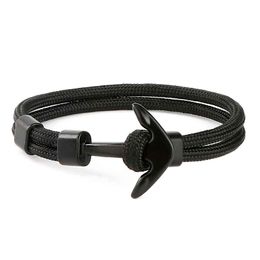 10pc set Trending Products 2018 New Arrivals Custom Logo Rope Mens Nautical Anchor Bracelet custom jewelry245f