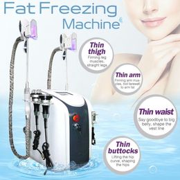 Slimming Machine 2023 Professional Cryolipolysis Fat Freeze Body Slim Machine With 2 Cryo Handle Cavitation Rf Lipo Laser Salon Use