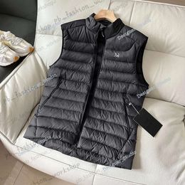 ARC Puffer Vests Arcterxy Cerium Packable Down Sleeveless Jacket High Quality Mens Waistcoat Winter Cropped Outerwear Warm 292