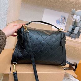 y handbag tote bag designer bag women black shoulder bag ladies fashion classic solid Colour Lattice handbags with dust bag