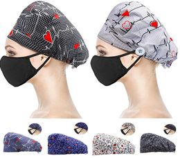 Unisex Cato Adjustable Pet Work Dust Nursing Cap Elastic Hats Beauty Salon Huisdier Scrubs New Baotou Whole Trade4026305