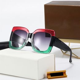 2021 Fashion Summer Glasses Mens Women Sunglasses with Colour thickened frames design gafas de sol hombre for driving aviator sungl303q