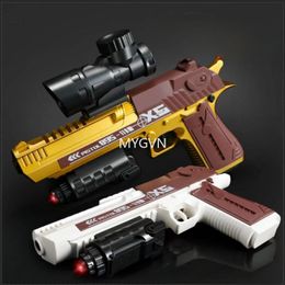 Desert Eagle Pistol Water Bullets Launcher Gun Electric Pneumatic Automatic Gel Gun Hydrogel for Adults Boys CS Games Prop