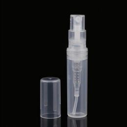 Empty Spray Bottles 2ML Plastic Mini Refillable Container For Cosmetic Perfume Sample Travel 5000Pcs Lot Free Shipping Ejelo