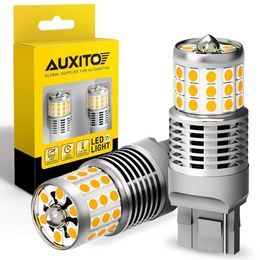 AUXITO T WW WYW LED Turn Signal Light No Hyper Flash BAUS BAS PYW PW LED Bulb Amber Canbus Error Free