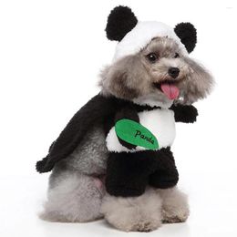 Dog Apparel Costume For Medium Small Cute Halloween Panda Cosplay Clothes Outfit Pet Supplies Party