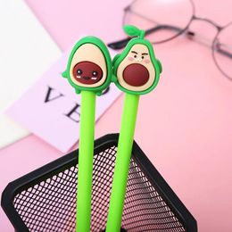 Pcs Wholesale Cute Avocado Shape Gel Pen Creative Student Water Quality Office Stationery Black Signature