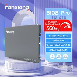 Fanxiang S102 Pro 2.5" SSD Hard Disc Drive SATAIII 512GB 1TB 2TB Up to 560MBs Internal Solid State Drive For PC Laptop Desktop 231221