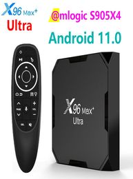 Android 11 TV Box X96 Max Ultra Amlogic S905X4 24G5G WiFi 8K H265 HEVC Set Top Box Media Player Support Micro SD Card with Voi3225730