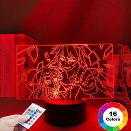 Night Lights No Game Life Led Light For Kids Bedroom Decor Nightlight Birthday Gift Bedside Table 3d Lamp Anime265d