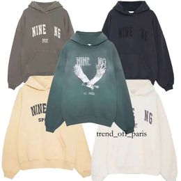 Men's Hoodies & Sweatshirts New Hot Sale 23ss Women Designer Fashion Cotton Hooded New AB Anines Bing Classic Letter Print Wash Water Color 183 436