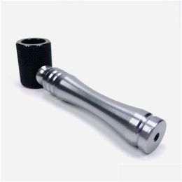 Smoking Pipes Smoke Accessory Tobacco Pipe Creative Metal Fighting Small Personal Smoking Pine Port Philtre Disposable Bong Drop Delive Dhci1