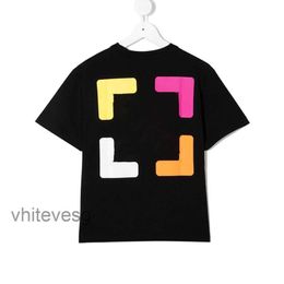 Ofs Luxury T-shirt Kids T-shirts White Boys Irregular Arrow Girls Summer Short Sleeve Tshirts Letter Printed Finger Loose Kid Toddlers Youth Tees Tops H4 9HTU