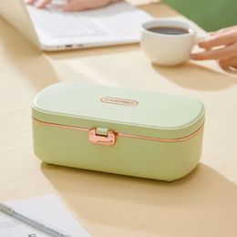 900ml Electric Lunch Box Water Free Heating Bento Box Stainless Steel Food Warmer Portable Thermal Box For Office School 36W 231221