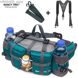 Outdoor Bags Outdoor Hiking Waist Bag Water Cycl Backpack Sports Mountain Bottle Waterproof Nylon Camping Mochila Hiking Accessories HuntingL231222