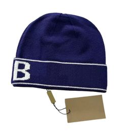 Designer balencaigaities Beanie New Knitted Hat Fashion Letter Cap Popular Warm Windproof Stretch High quality Beanie Hats F-4