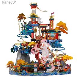 3D Puzzles Art 3D Metal Puzzle Fairy Fox House model kits DIY 3D Laser Cut Assemble Jigs Toys Desktop decoration GIFT For Audit Children YQ231222