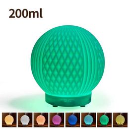 Humidifiers Home Desktop Electric Essential Oil Diffuser USB Ultrasonic Air Humidifier with Colourful Night Light Aroma Humidificador Difusor