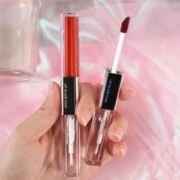 Lip Gloss Double-Headed Lipstick Colourful Non-Stick Cup Tint For Party Daily Work