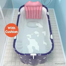 Seats Bathing Tubs Seats Portable Adult Folding Bathtub Bath Bucket Bidet Body Children Large Capacity Keep And Cold Foldable Tub Bathtu