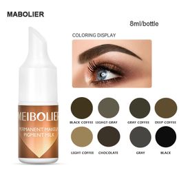 8ml bottle Microblading Pigment Eyebrow Permanent Makeup Tattoo Ink Fast Colouring Body Art Pigments for Lips Botanical Dyes 231221
