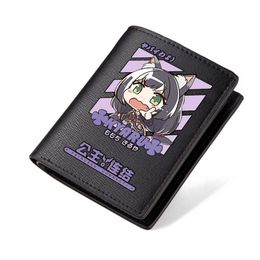 Re Dive wallet Kyaru purse Pecorine Cartoon Photo money bag Casual leather billfold Print notecase