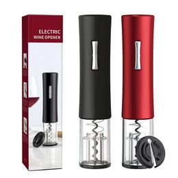 Automatic Wine Opener Electric Corkscrew Openers for Beer with Foil Cutter Kitchen Bar Can Gadgets Bottle 231221