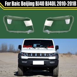 Auto Head Lamp Light Case for Baic Beijing BJ40 BJ40L 2010-2018 Car Headlight Cover Lampshade Lampcover Caps Headlamp Shel