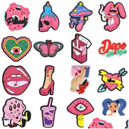 Shoe Parts Accessories Girls Halloween Fun Charms Wholesale Childhood Memories Funny Gift Cartoon Pvc Decoration Buckle Soft Rubber Otzxt