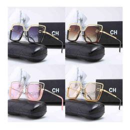 Designer Channel Sunglass Cycle Luxurious Fashion Woman Mens New Metal Trend European And American Business Versatile Baseball Spo238d