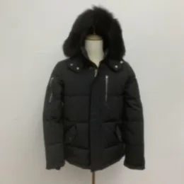 겨울 남성 여성 다운 캐나다 재킷 야외 레저 코트 방풍 방수 방수 눈 방수 복구 콜라 진짜 여우 모피 무스 너클 재킷