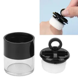 Storage Bottles Loose Powder Empty Box Mini Portable Makeup Container With Flocking Puff Refillable