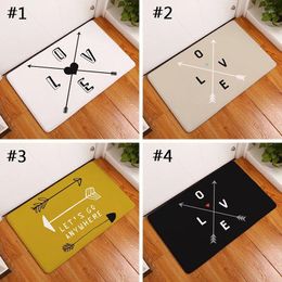 Carpets Arrow Pattern Printed Pink Kitchen Floor Mats Hallway Decorations Starter Mat Furniture Accessories