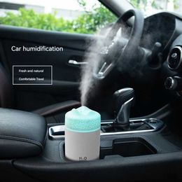 Humidifiers New Volcano Humidifier Mini USB Car Office Desktop Air Hydrating Aromatherapy Sprayer Creative Gift Simple Style