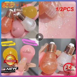 Lip Gloss 1/2PCS Plumping Liquid Pearl Light Shining Moisturizing Glitter Lipstick Makeup Shimmer Mineral Oil Clear