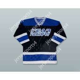 Custom FEAR FACTORY BLACK HOCKEY JERSEY NEW Top Stitched S-M-L-XL-XXL-3XL-4XL-5XL-6XL