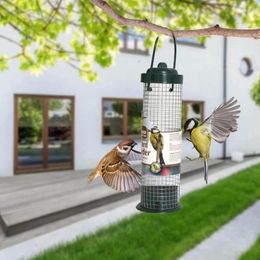 Other Bird Supplies Feeder Easy To Clean Attractive Practical Trending Weather-resistant -selling Outdoor Feeding Station Green Mesh