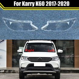 Auto Case Headlamp Caps for Karry K60 2017-2020 Car Front Headlight Lens Cover Lampshade Lampcover Head Lamp Light Glass Shell