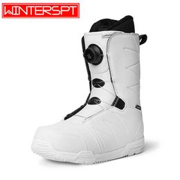 Ski Boots Single board ski shoes men's plush outdoor men's and women's WS equipment black steel wire quick wear TGF Snowshoeing Shoes