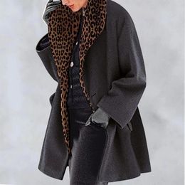 Women's Down Women Shawl Collar Fleece Coat Elegant Blend Coats Pockets Long Solid Colour Outerwear Jackets Winter Sheepskin Femme