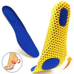 Memory Foam Insoles For Shoes Sole Mesh Deodorant Breathable Cushion Running Feet Man Women Orthopaedic 231221